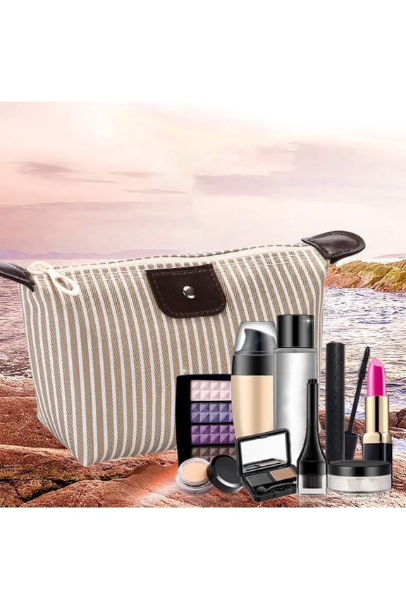 Travel Toiletry Organizer Bag,Dumpling Cosmetic Bag,Foldable Yuanbao Makeup Pouch,Nylon Travel Cosmetic Storage,Portable Toiletry Bag,Multi-Compartment Cosmetic Organizer,Travel Beauty Storage