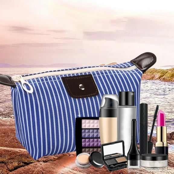 Travel Toiletry Organizer Bag, Foldable Dumpling Cosmetic Bag Portable Makeup Pouch Zipper Storage Bag for Women Girls Daily Use Travel Accessories