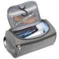 thumbnail image 1 of Travel Toiletry and Cosmetics Organizer Bag, Holiday Gift for Family or Friends - Grey, 1 of 4