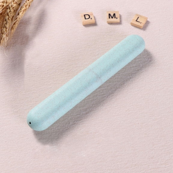 Travel Tooth Brush Case Lightweight Portable Dust-Proof Plastic Toothbrush Rack Holder Storage Box Green