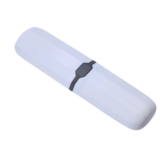 Travel Toothbrush Case Box, Portable Toothbrush Holder, Oran Denture Care Container, Denture Brush Case Toothpaste Storage Box for Travel Camping Business