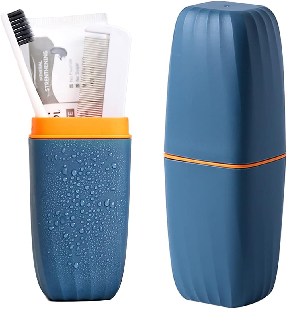 Toothbrush Protective Containers Travel Toothbrush Cup Case,Toothbrush Holder with Cover Travel ...
