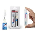 Travel Toothbrush Kit, Refilllable Mini Tubes, Universal Filling