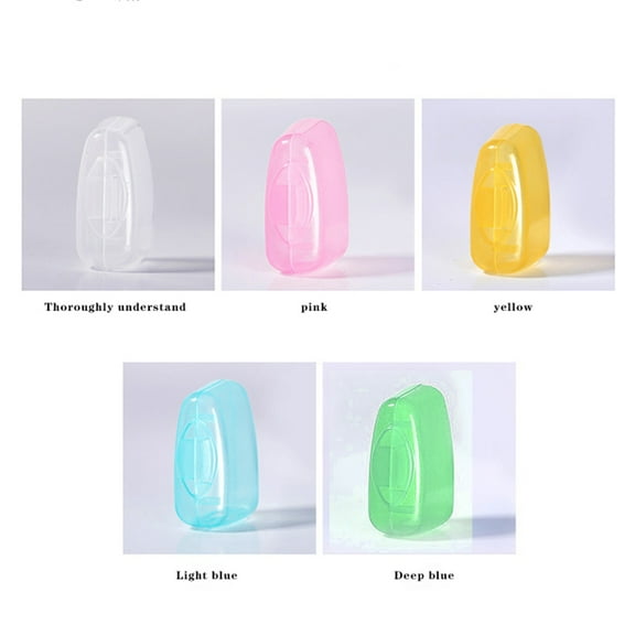 Travel Toothbrush Protector Cover Clip Head Pod Bathroom Stuff For Household Brush Protective Storage
