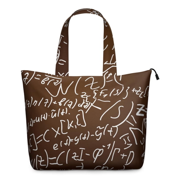 Travel Tote Bag with Scientific Knowledge Engineering Artwork Large Capacity Weekender Bag with Adjustable Strap, Perfect for Study, Business, Gym Use