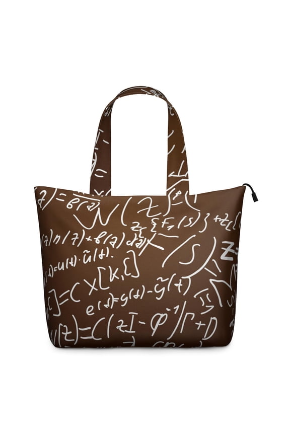 Travel Tote Bag with Scientific Knowledge Engineering Artwork Large Capacity Weekender Bag with Adjustable Strap, Perfect for Study, Business, Gym Use
