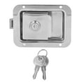 Travel Trailer Lock Stainless Steel Flush Mount Paddle Type Toolbox