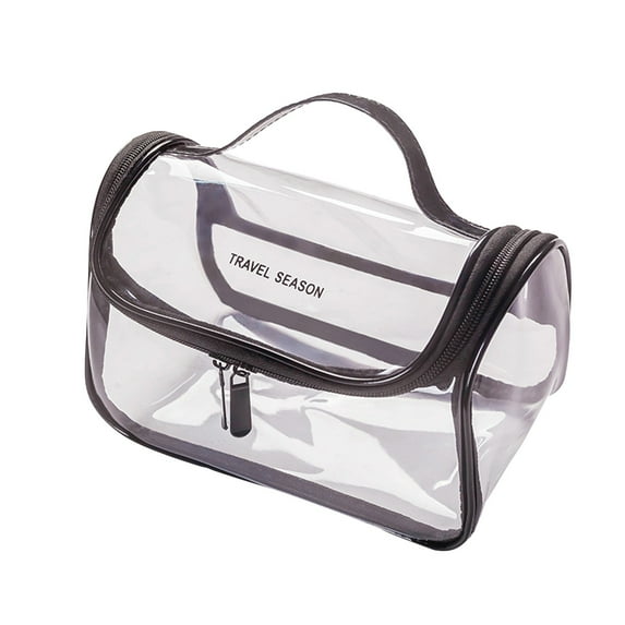 Travel Transparent Makeup Bag Cosmetic Organizer Washable Large Capacity Multifunctional Storage Pouch for Toiletries Accessories