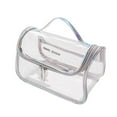 thumbnail image 1 of Travel Transparent Makeup Bag Cosmetic Organizer Washable Large Capacity Multifunctional Storage Pouch, 1 of 5