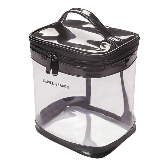 Travel Transparent Makeup Bag Washable Cosmetic Organizer Multifunctional Large Capacity Storage Pouch