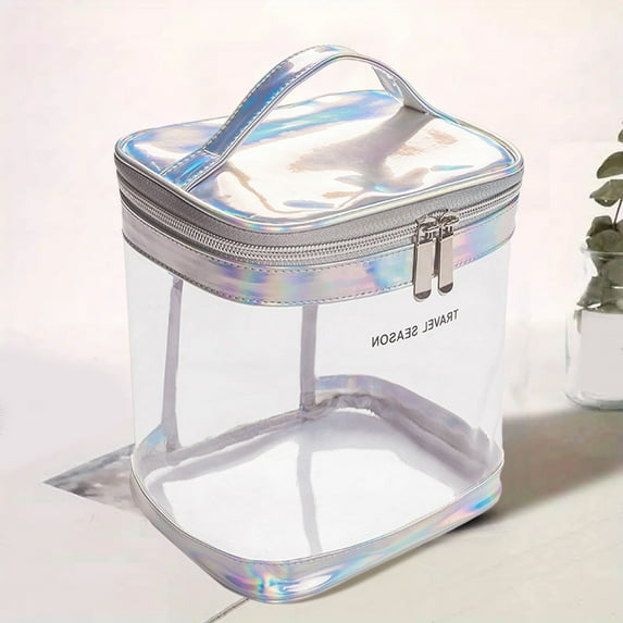 Travel Transparent Makeup Bag Wash Bag Multifunctional Large Capacity Colorful Storage Solution for Cosmetics and Accessories
