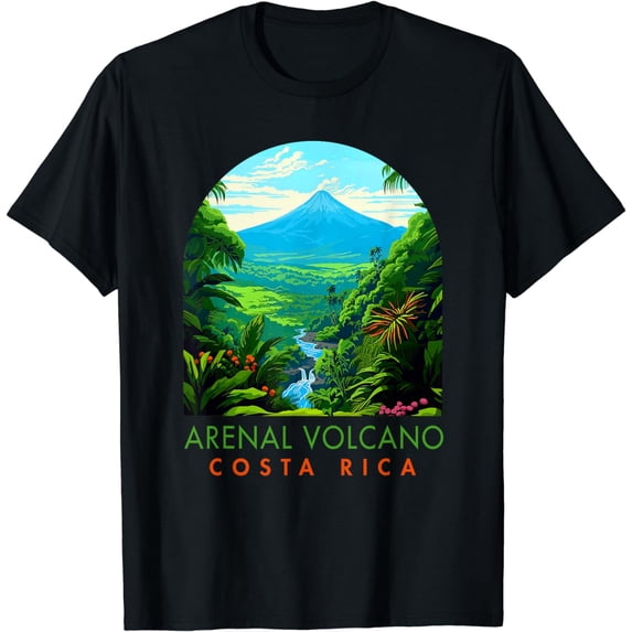 Travel Traveling Summer Vacation Arenal Volcano Costa Rica T-Shirt
