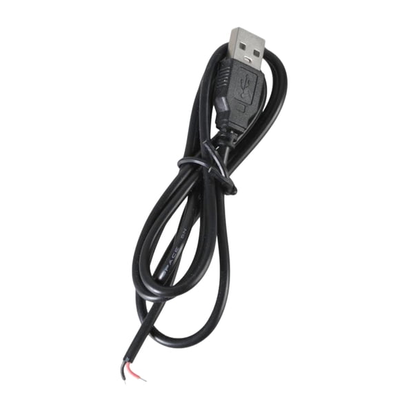 Travel USB Male Charging Cable 2pin Power Soldering Cord 5V 3A Charging Wire Line Not Support Data Transmission