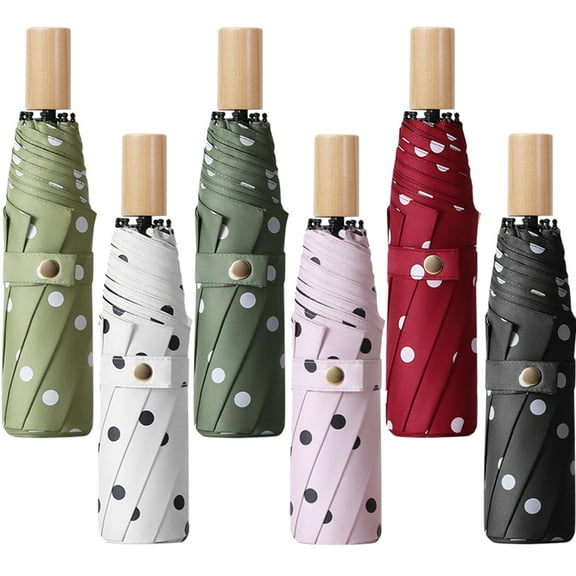 Travel Umbrella Folding Compact Umbrella, 8 Ribs 42" Lightweight Portable Umbrella, Sun & Rain Umbrella, Windproof Lightweight Sturdy Travel Umbrella