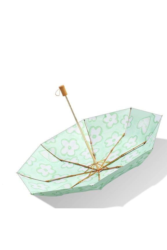 Travel Umbrella,Small Compact Portable Umbrella for Sun Rain,Windproof Parasols for w/ 99% for for Wo