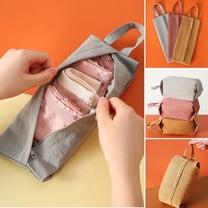 Travel Underwear Organizer Bag, Water-resistant Nylon with Multiple Compartments for Socks & Lingerie, Compact & Lightweight for Suitcase & Backpack Packing,Vsgery