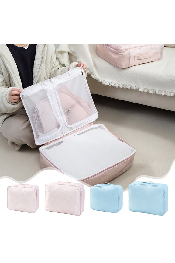 Travel Underwear Storage Bag Portable Zippered Luggage Organizer, Classification Pouch for Underwear Socks, Ideal for Trip Luggage Organization, by UKHCCC