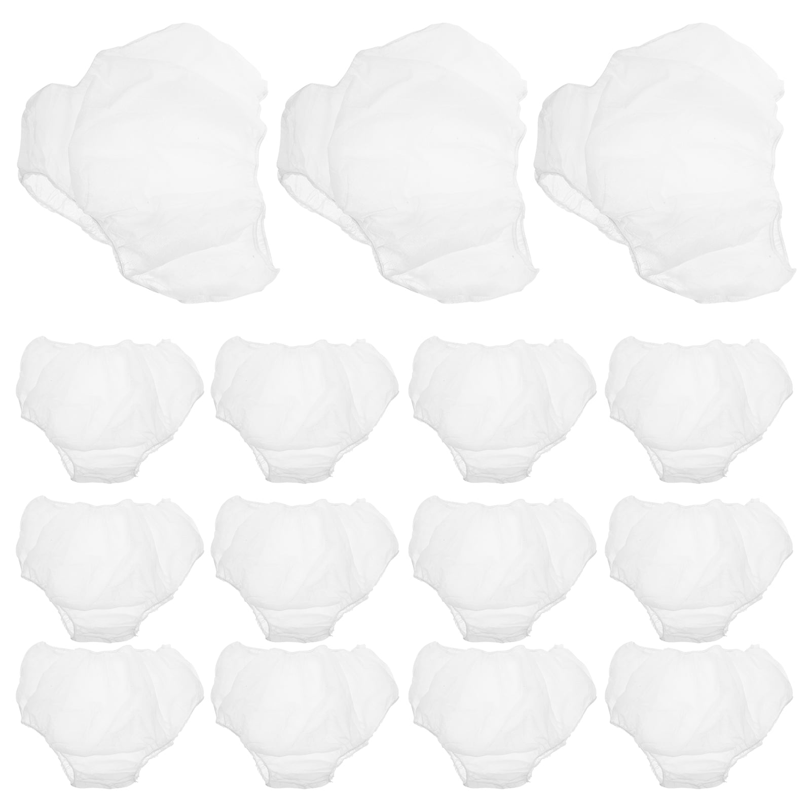 Travel Underwear Women Disposable Briefs Universal White Nonwoven Fabric and 50 Pcs