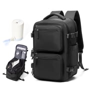 Travel Vacuum Seal Backpack with Compression for Women, Personal Item Bag United Airlines Approved, Waterproof Backpack with Air Pump, Backpack Airbag Mochila B