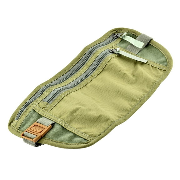 Travel Waist Belt Fanny Pack Khaki Pouch Bag Money Passport ID Holder Hidden NEW