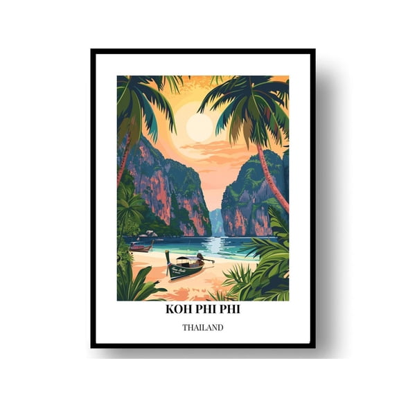 Travel Wall Art Koh Phi Phi Thailand