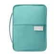 thumbnail image 1 of Travel Wallet Family Passport Holder Creative Waterproof Document Case Card Bag Travel Accessories (blue L,M), 1 of 7