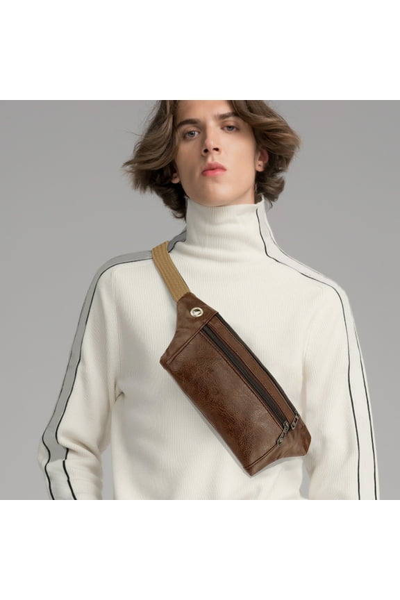 Travel Wallet for Men and Women, Polyurethane Belt Bag for Cell Phone, Crossbody Bag for Travel, Walking, Running, and Hiking