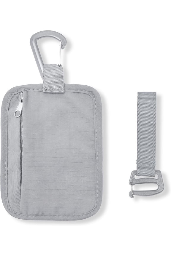 Travel Wallet with RFID Blocking - Clip Stash Pouch, Water-Repellent Breathable Quick-Dry Travel Wallet with Carry Options