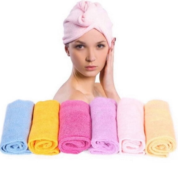 Travel Wash Cloth Quick Dry Towel Towels Hair-drying Cap Fast Purple