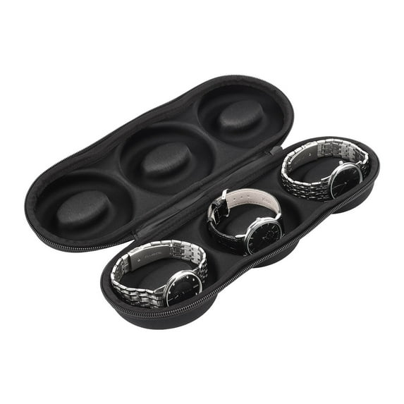 Travel Watch Case EVA Waterproof Storage Box Wristwatch Smartwatch Anti-dust Carry Bag Protective 3 Slots