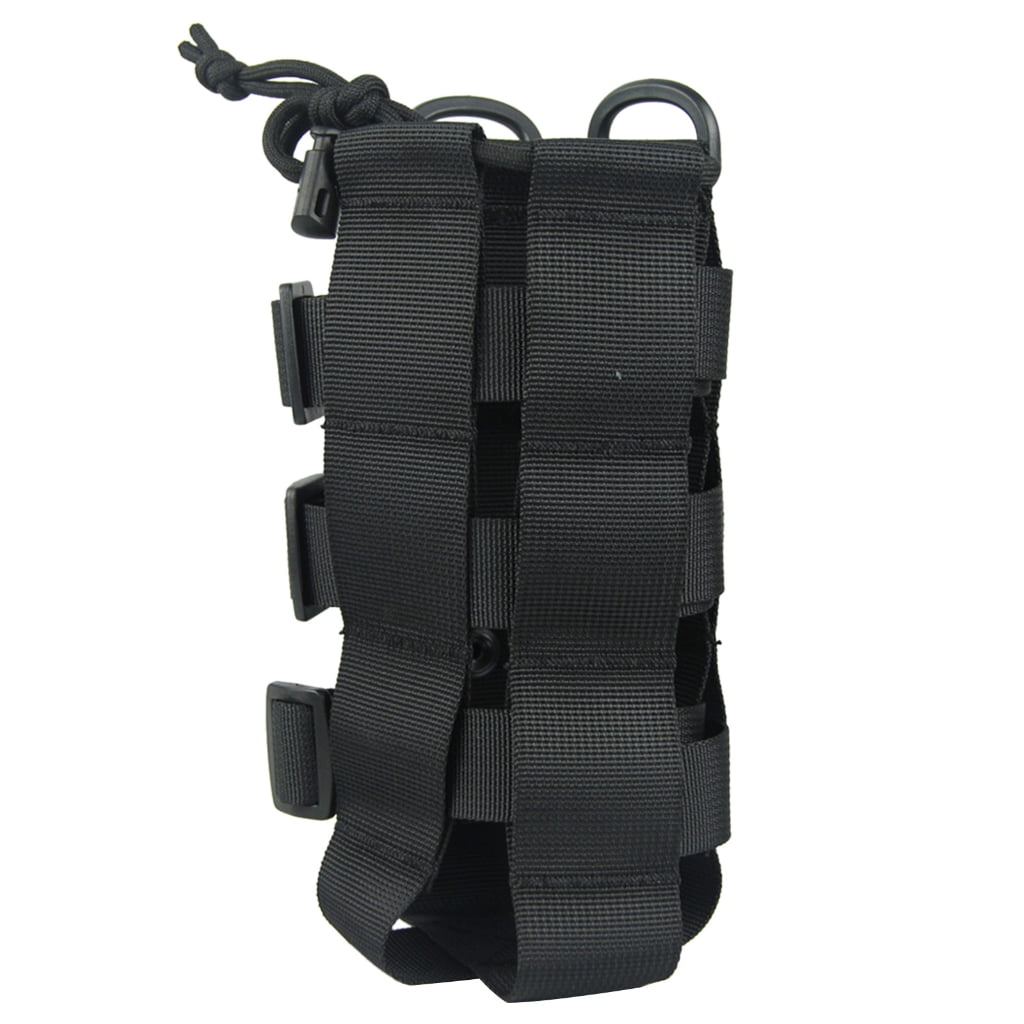 Travel Water Bottle Pouch Tactic Drawstring Molle Water Bottle Holder