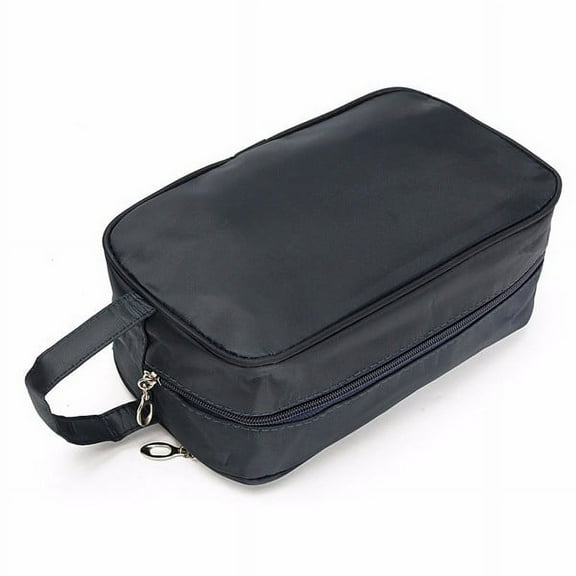 Travel Waterproof Toiletries Bag Wash Shower Organizer Kit Case Handy Carry Tote for Men,Black