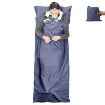 Travel and Camping Sheet Sleeping Bag Liner - Lightweight Compact and Portable Adult Sleeping Bag - Ideal for Traveling,Hostels and Camping