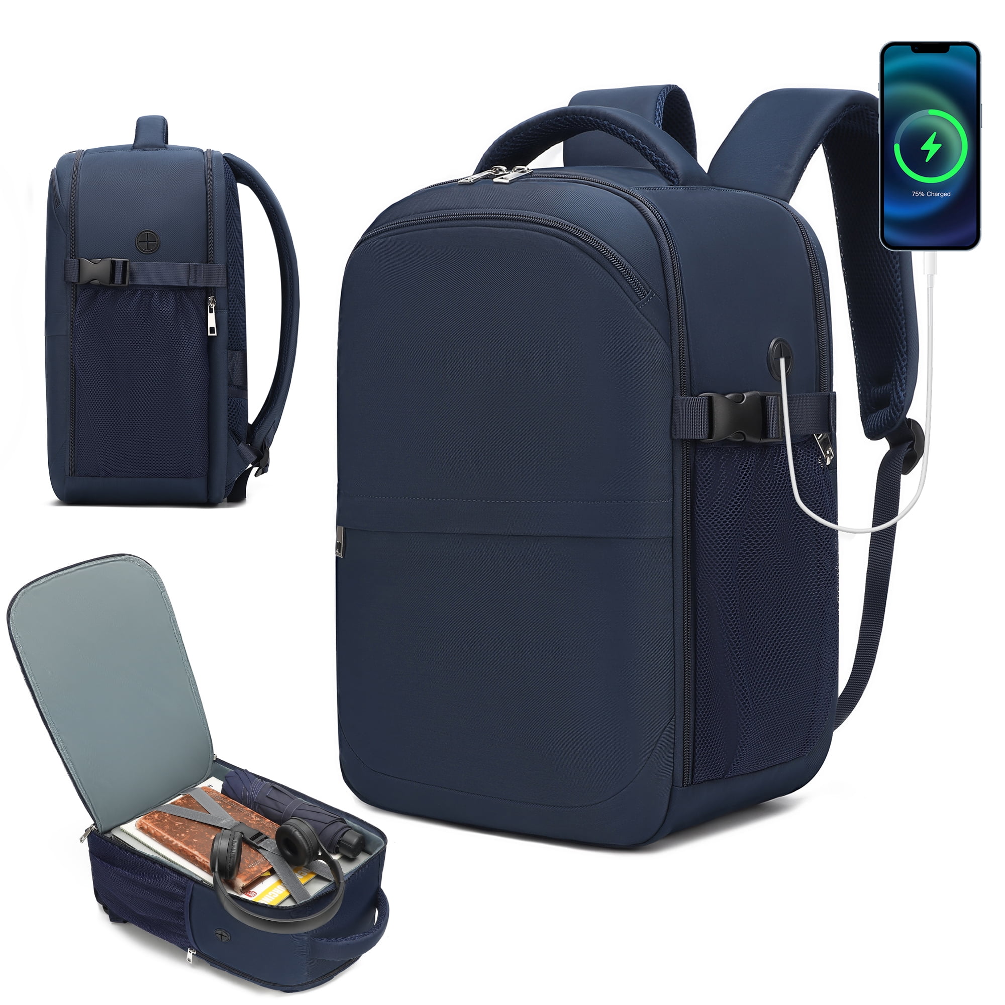 Mens Backpack Laptop Backpack Trolley Sleeve The Roll Top 20L