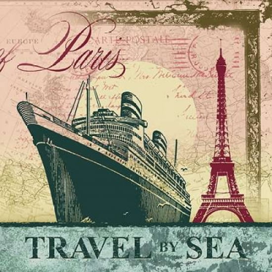 Travel by Sea Canvas Art - Malcolm Watson (24 x 24)