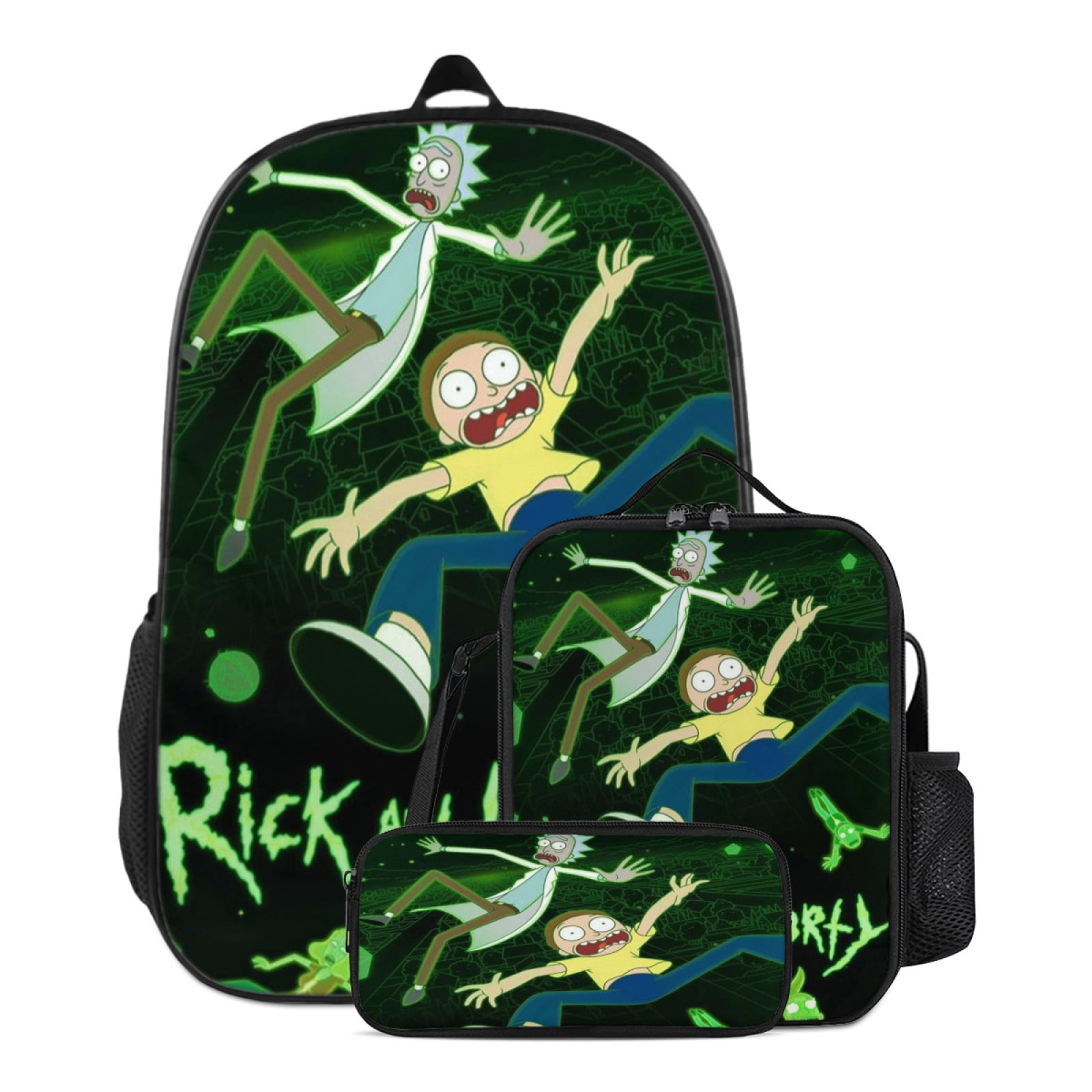 Travel cartoon Rick and Morty Backpack for Adults, Adults Backpack with ...