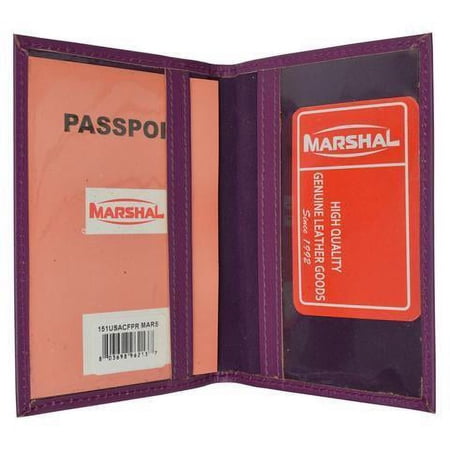 Travel genuine leather Passport Holder Travel Accessory USA imprinted