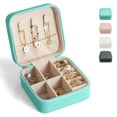 thumbnail image 1 of Travel jewelry case Small Jewelry Organizer Box for Girls Women (Blue), 1 of 6