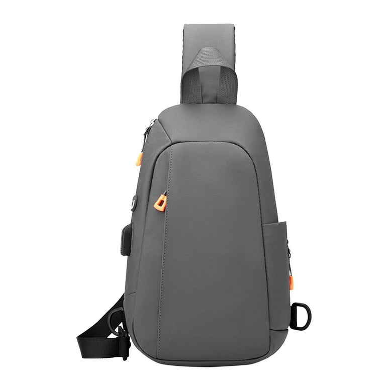 Travel laptop backpack Men Bag Fashion One Shoulder Convenient Chest Bag Outdoor Casual Small Backpack Durable Short Hike Friends Practical Gift Walmart