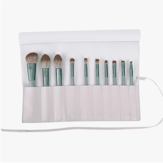 Travel makeup brush box, makeup brush box roll, brush holder makeup, brush holder manager Travel makeup bag, roll bag storage box PU leather