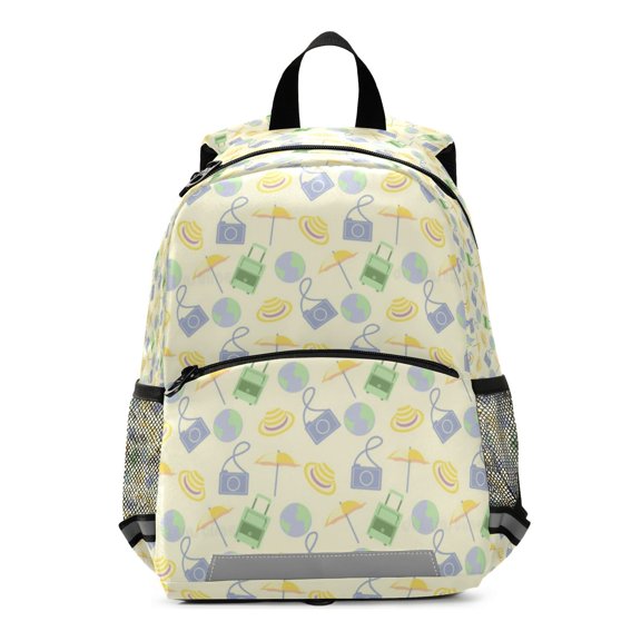Travel summer fun pattern design(2) Backpack Travel Laptop Casual College Daypack Back to Bag
