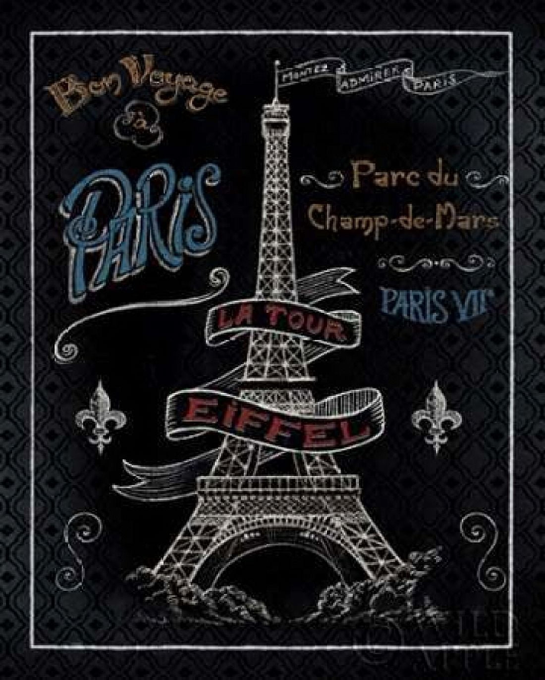 Travel to Paris I Canvas Art - Daphne Brissonnet (24 x 30)