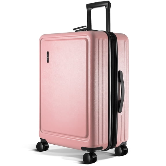 TravelArim 24 Inch Luggage with Spinner Wheels, Hard Shell Suitcase with TSA Locks for Luggage, Travel Large Suitcase, Expandable Hard Shell Suitcases, Pink