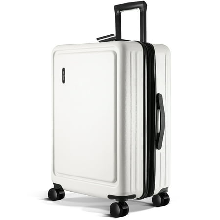 TravelArim 24 Inch Luggage with Spinner Wheels, Hard Shell Suitcase with TSA Locks for Luggage, Travel Large Suitcase, Expandable Hard Shell Suitcases, White