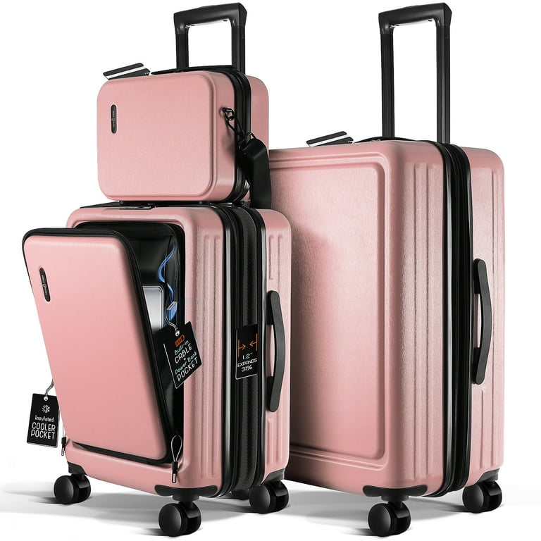 TravelArim Luggage Sets Piece, 22 Inch Carry on Luggage and 24