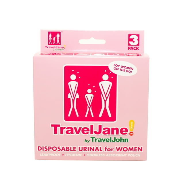 TravelJane Disposable Urinal (TJ1R) 2 X 3 Pack 66835