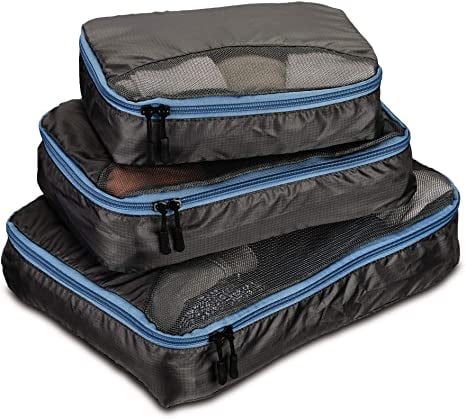 Travel Smart by Conair Luggage Packing Cubes, 3 Count