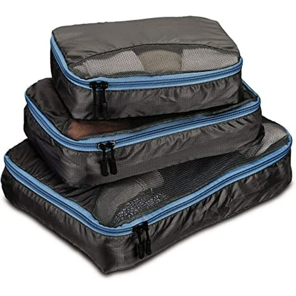 Travel Smart by Conair Luggage Packing Cubes, 3 Count