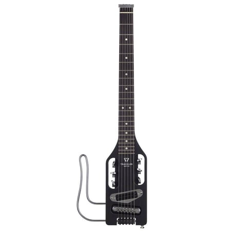 Traveler Guitar Ultra-Light Electric Left-Handed Electric Travel Guitar Matte Black