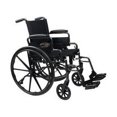 Traveler L4 Folding Wheelchair With Elevating Legrest, 16" X 16" Seat